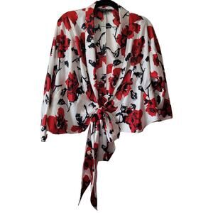 Jones NY Red Floral Blazer Set, sz. Med